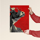 Dripster Cow – Pop Art Style Cool Cow Poster